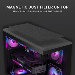 Ant Esports Crystal X6 Lite ARGB E-ATX Mid Tower Case - Image 4