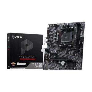 MSI PRO A520M-S M-ATX DDR4 Motherboard - Image 1